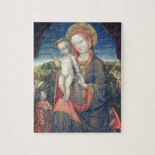 Madonna der Bescheidenheit verehrt von Leonello Puzzle