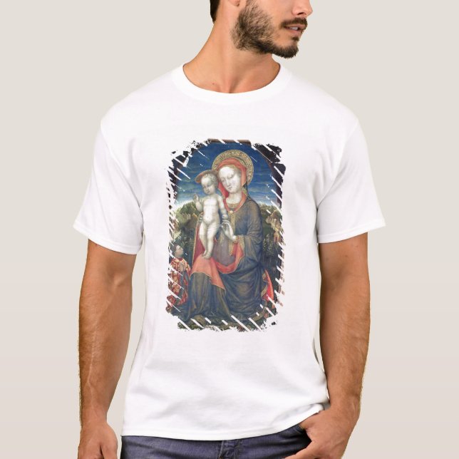 Madonna der Bescheidenheit verehrt von Leonello T-Shirt (Vorderseite)