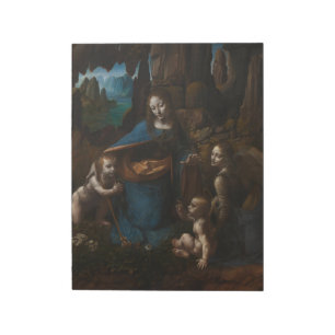 Madonna der Felsen, Jungfrau Maria, Jesus, Johanne Notizblock