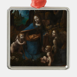 Madonna der Felsen"Maria, Jesuskind, Johannes Ornament Aus Metall
