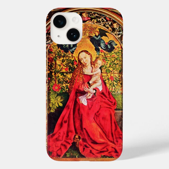 MADONNA DER ROSE BOWER Case-Mate iPhone HÜLLE (Rückseite)