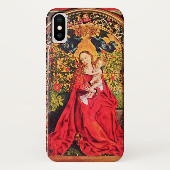 MADONNA DER ROSE BOWER Case-Mate iPhone HÜLLE (Rückseite)