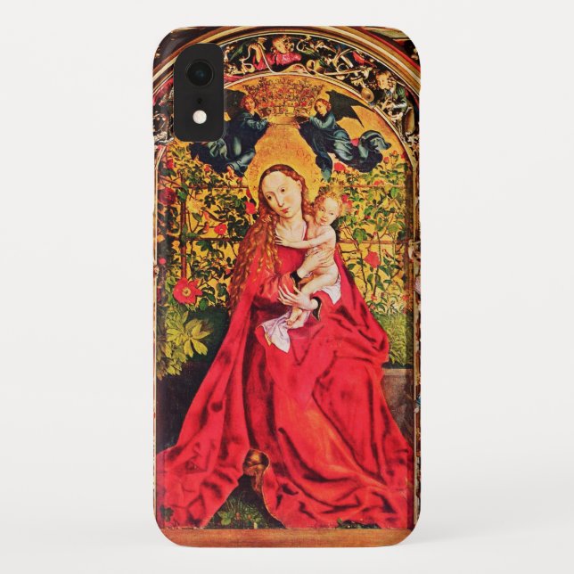 MADONNA DER ROSE BOWER Case-Mate iPhone HÜLLE (Rückseite)