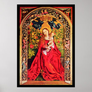MADONNA DER ROSE BOWER POSTER