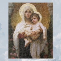 Madonna der Rose von Bouguereau