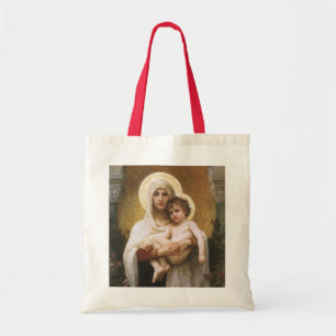 Madonna der Rose von Bouguereau Tragetasche