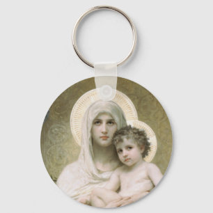 Madonna der Rosen Schlüsselanhänger