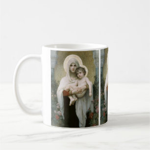 Madonna der Rosen von William-Adolphe Bouguereau Kaffeetasse