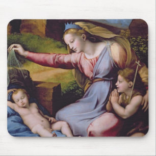 Madonna des blauen Diadem oder Madonna von t Mousepad