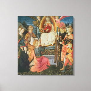 Madonna des heiligen Gürtels, 1456 (Tempera an Leinwanddruck