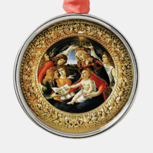 Madonna des Magnificat Silbernes Ornament