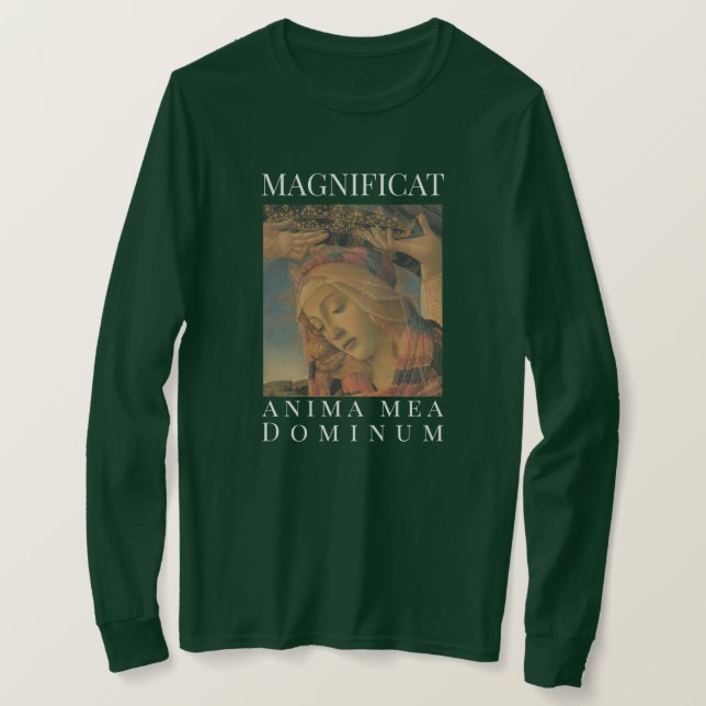 Madonna des Magnificat von Boticelli Latin T-Shirt (Design vorne)