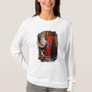 Madonna des Rosenbeetes (Öl auf Leinwand) T-Shirt