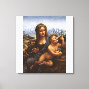 Madonna des Yarnwinder circa 1501 Leinwanddruck