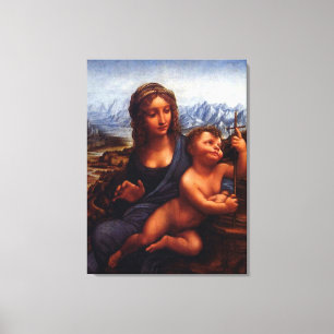 Madonna des Yarnwinder, Leonardo Da Vinci Leinwanddruck