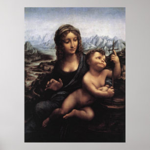 Madonna des Yarnwinder, Leonardo Da Vinci Poster