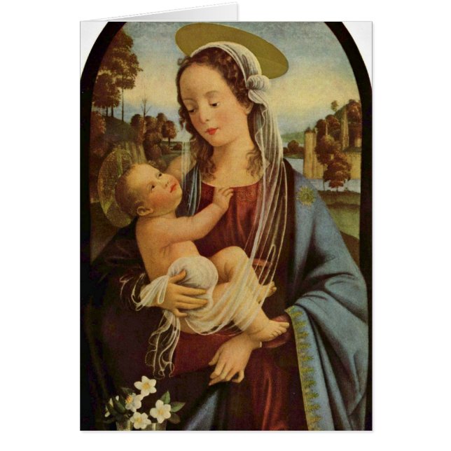 Madonna durch Domenico Ghirlandaio (Vorne)