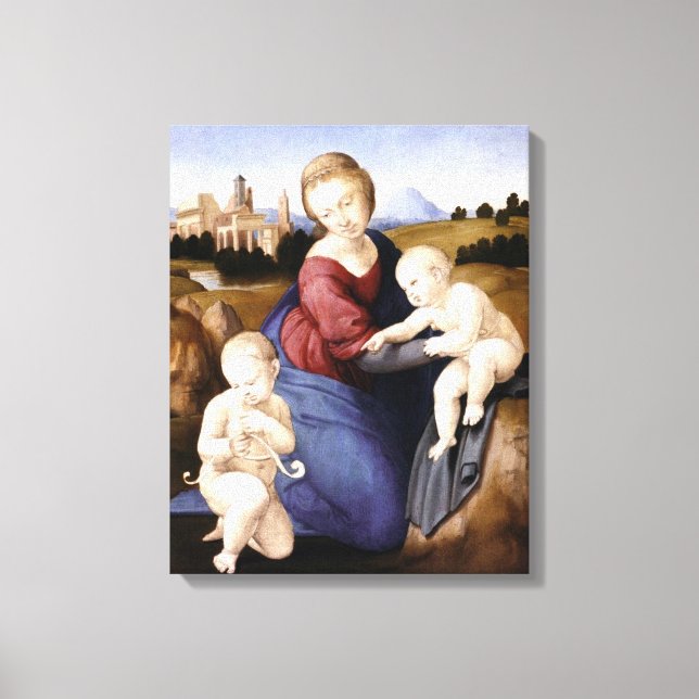 Madonna Esterhazy - Raphael - c1508 Leinwanddruck (Vorderseite)