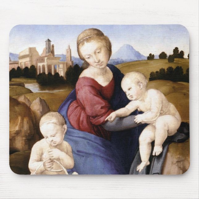 Madonna Esterhazy - Raphael - c1508 Mousepad (Vorne)