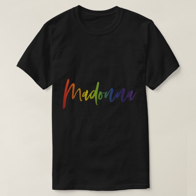 Madonna Gay Icon Pride Rainbow Essenzieller T - Sh T-Shirt (Design vorne)