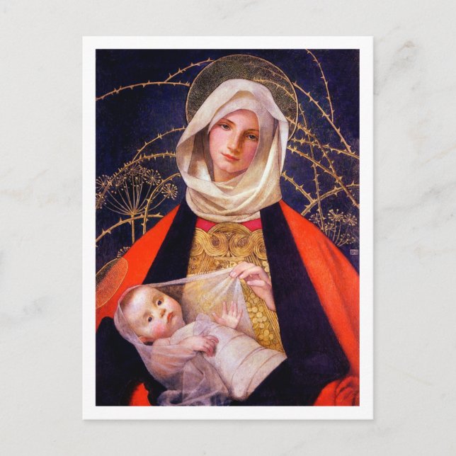 Madonna Holkind Postkarte (Vorderseite)