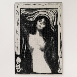 Madonna – Ikonisches expressionistisches Meisterwe Puzzle