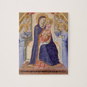 Madonna im Ruhm, c.1315 (Tempera auf Platte) Puzzle