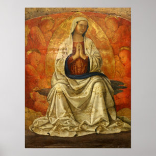 Madonna in Gloria (Jungfrau Maria begeistert) Poster