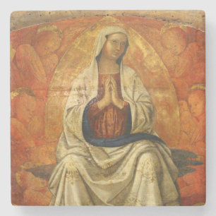 Madonna in Gloria (Jungfrau Maria begeistert) Steinuntersetzer
