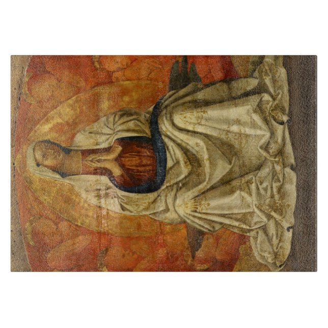 Madonna in Gloria (Virgin Mary Enthroned) Schneidebrett (Vorderseite)
