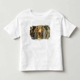 Madonna inthronisierte, 1480 (Öl auf Platte) Kleinkind T-shirt