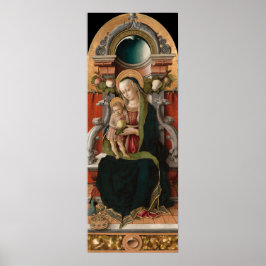 Madonna & Kind - Carlo Crivelli Kunst, Dichtung un Poster