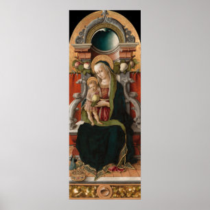 Madonna & Kind - Carlo Crivelli Kunst, Dichtung un Poster