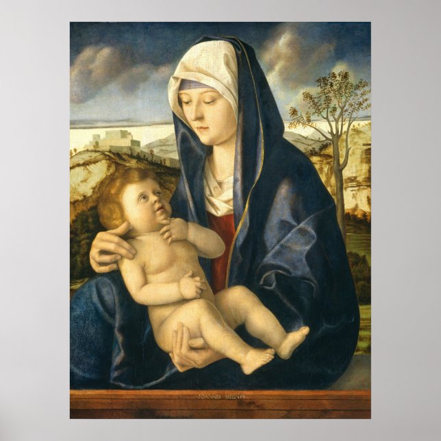 Madonna & Kind - Giovanni Bellini Gebäudes Poster (Vorne)