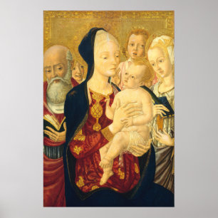 Madonna & Kind Matteo di Giovanni Frische Pasta ma Poster