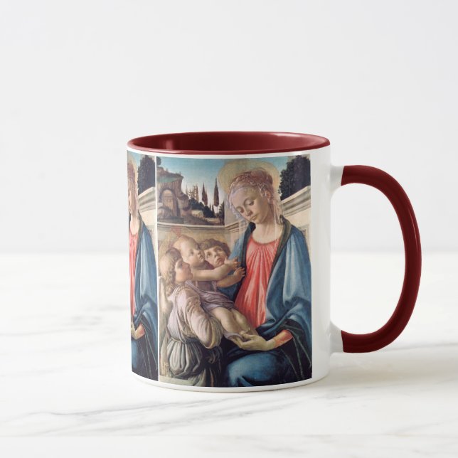 Madonna & Kind Zwei Kneipen Tasse (Rechts)