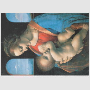 Madonna Litta, Leonardo da Vinci, 1490-1491 Seidenpapier