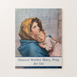 Madonna mit Christkind individuell gestaltbar Puzzle