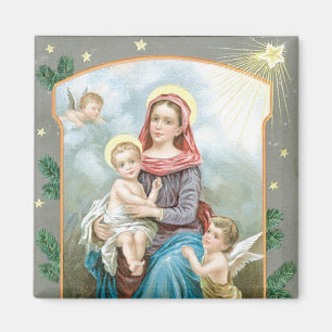 Madonna mit Christkind Magnet