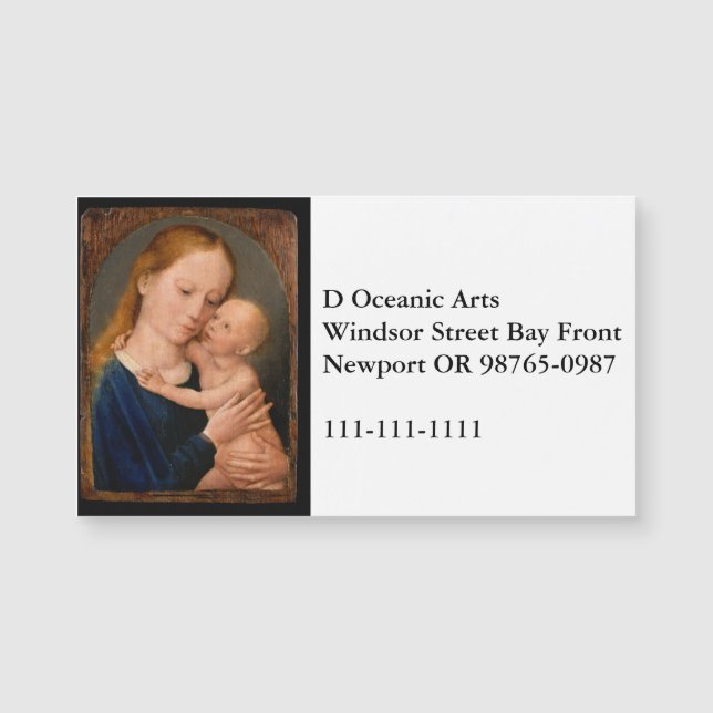 Madonna mit Christkind Magnetkarte (Vorderseite)