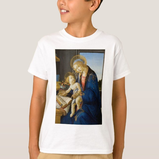 Madonna mit dem Buch von Botticelli T-Shirt (Vorderseite)