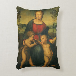 Madonna mit dem Distelfink von Raphael Sanzio Dekokissen