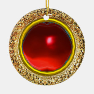 Madonna mit dem Granatapfel Keramik Ornament