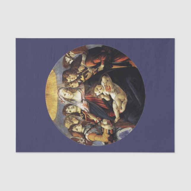 Madonna mit dem Granatapfel Seidenpapier (Vorderseite)