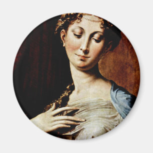 Madonna mit dem langen Fleck von Parmigianino Magnet