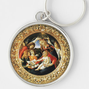 Madonna mit dem Magnificat Schlüsselanhänger