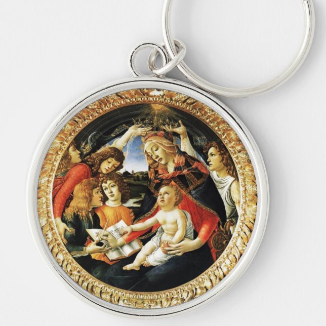 Madonna mit dem Magnificat Schlüsselanhänger (Vorne)