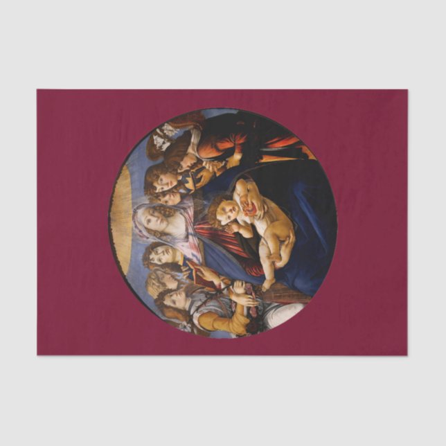 Madonna mit dem Pomegranatpapier Seidenpapier (Vorderseite)