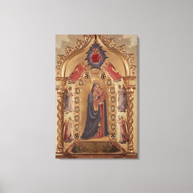 Madonna mit den Sternen Leinwanddruck (Vorderseite)