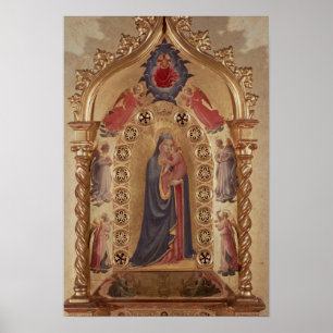 Madonna mit den Sternen Poster